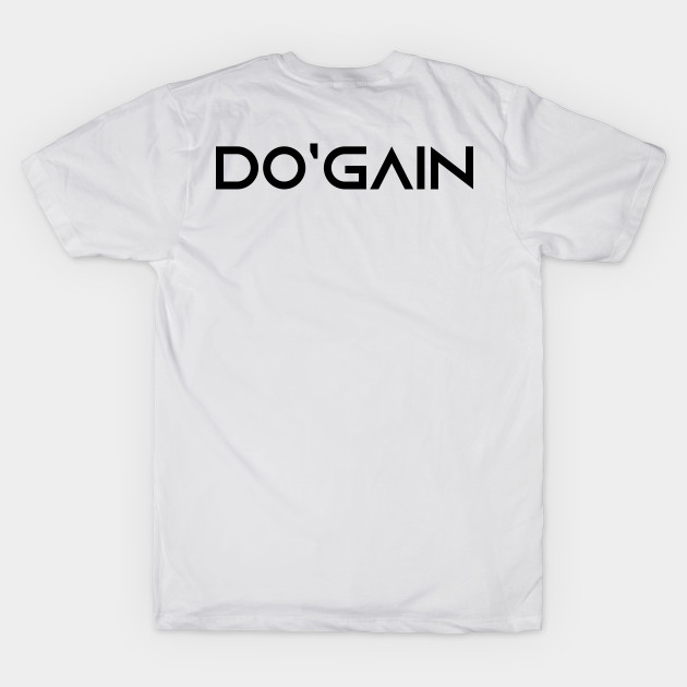 Do'gain (Black) logo.  For people inspired to build better habits and improve their life. Grab this for yourself or as a gift for another focused on self-improvement. by Do'gain